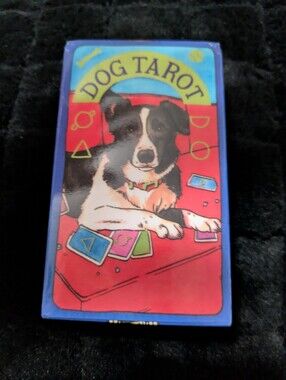 2 Left! Chronicle Books Dog Tarot Deck - Blue, Red, Yellow
